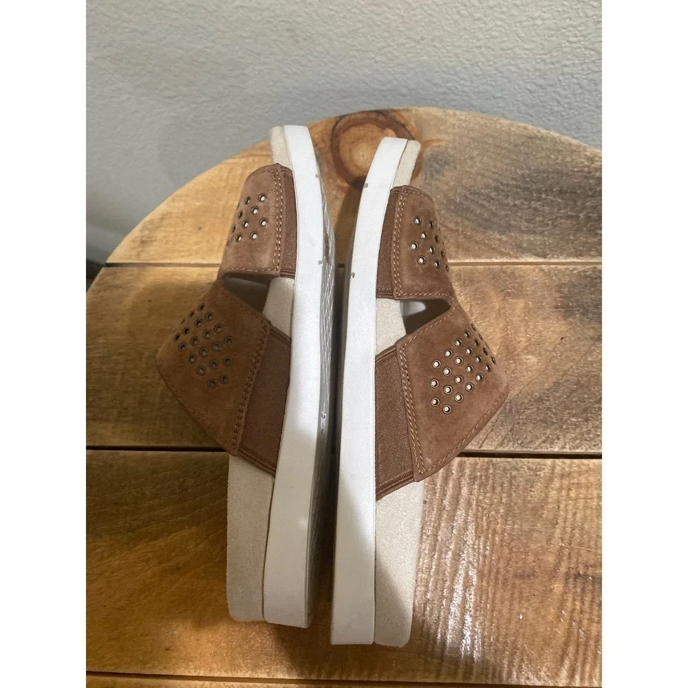 Spenco Twilight Stud Women's Comfort Sandals Brown 6.5 B